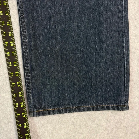 Levi's 559 Relaxed Straight Jeans Mens 42x27 Dark Wash Denim Blue Pants - Picture 5 of 16
